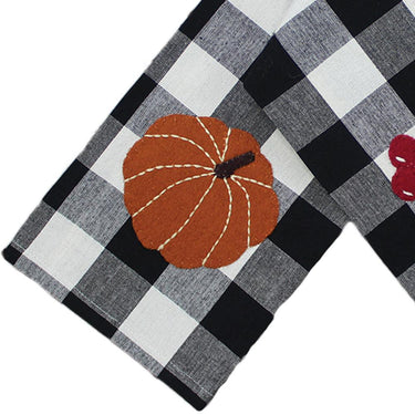 2 in 1 Buffalo Check Pumpkin, Holly Towel Set of two ET220019 - The Fox Decor